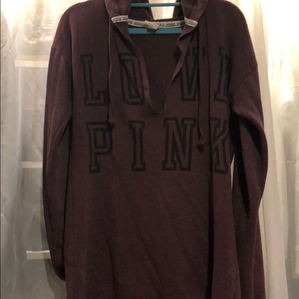 Pink oversized sweatshirt